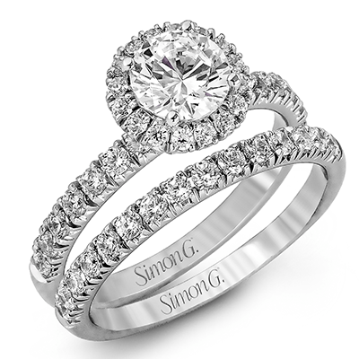 Classic Prong Set Halo Diamond Shank Engagement Ring – Kirk Kara